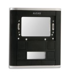 Alcad PPS-52101 Placa iblack 1 puls.simp.y ventana mod.
