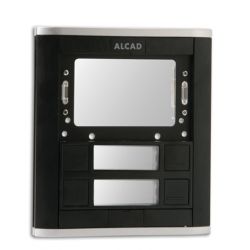 Alcad PPS-52102 Placa iblack 2 puls.simp.y ventana mod.