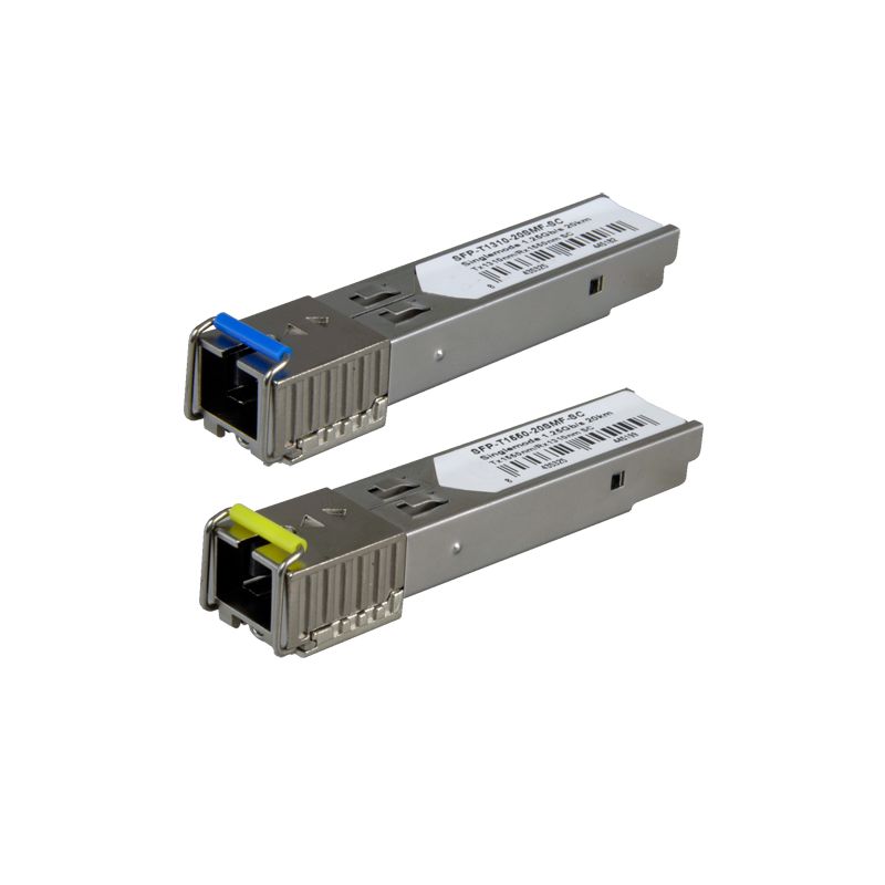 SFP-TR1513-20SMF-SC - Pair of SFP transceiver modules, Tx 1550/1310 nm Rx…