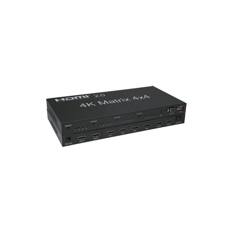 HDMI-MATRIX-4X4-4K - Multiplicador de señal HDMI, 4 entradas HDMI, 4…