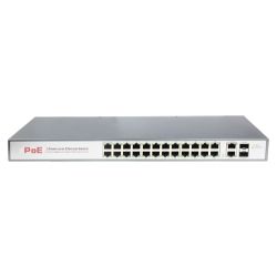 SW2624POE-C-250-B - Switch PoE, 24 PoE ports + 2 Combo Uplink/SFP ports,…