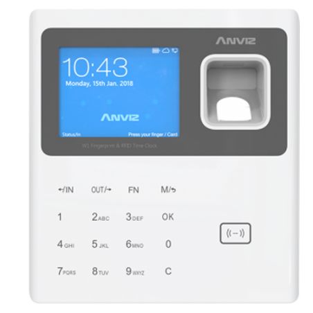Anviz W1-PRO - ANVIZ Time & Attendance Terminal, Fingerprints,…