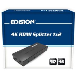Popular Dentro Hueso Edision Splitter HDMI 4k 1x2