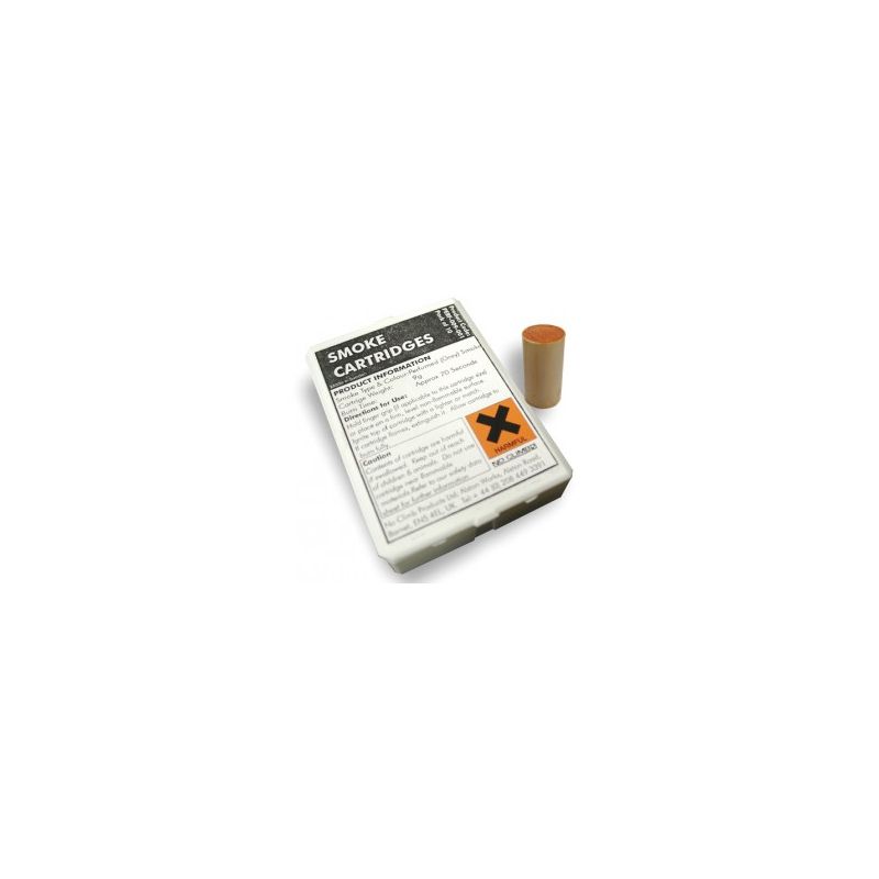 Honeywell ORAN-003 10 cartuchos de 3 gramos para la generacion de humo de color naranja durante 60 segundos.