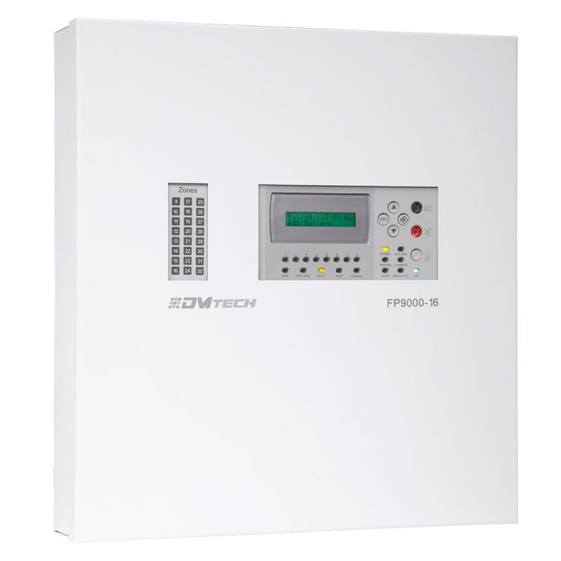 Dmtech DMT-FP9000-16 - 16 Zone Conventional Fire Alarm Panel, 2 Siren output,…