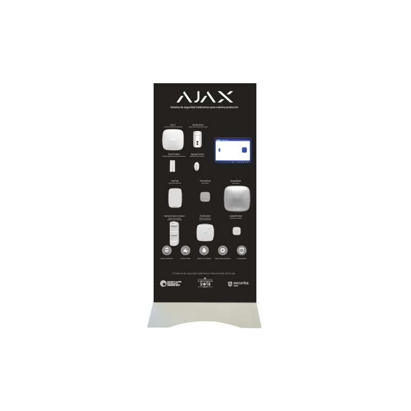 Ajax AJ-BTOTEM2-W-ES - Expositor Demo de pie Ajax, Kit de alarma profesional…