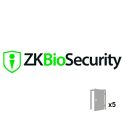 ZKBIOSECURITY-5D - Access Control Software License, Capacity 5 doors, TCP…