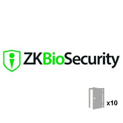 Zkteco ZKBIOSECURITY-10D - Licencia software control de Accesos, Capacidad 10…