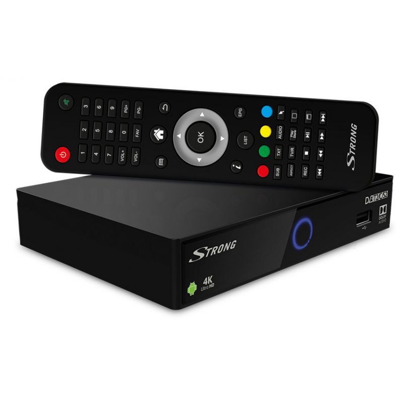 Strong SRT 2402 Android & OTT 4K Ultra HD H.265 IP Receiver