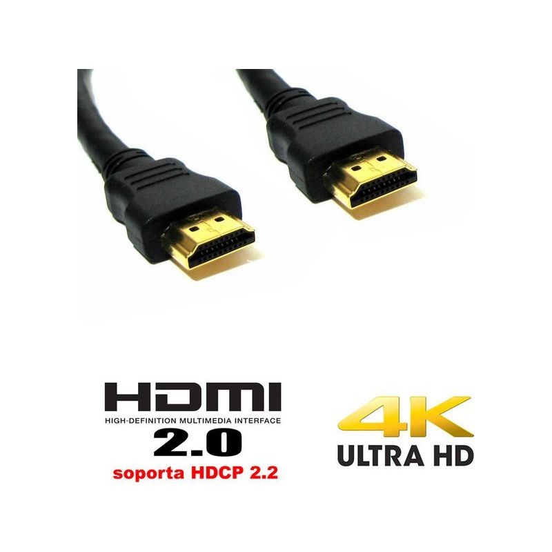 Golmar HDMI-03A latiguillo de 3m negro