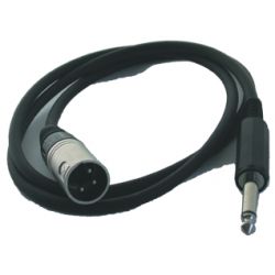 Golmar JACK-M/XLR-M cable conex. 1m
