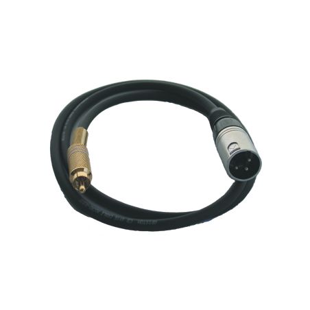 Golmar RCA-M/XLR-M câble de connexion 1m