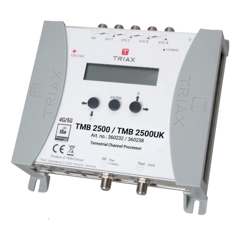 Triax TMB 2500 Amplificateur programmable central 5 entrées FM