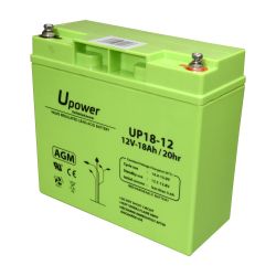 BATT-1218-U - Batería plomo ácido AGM, Voltaje 12 V, Capacidad…