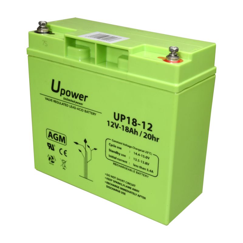 BATT-1218-U - Lead-acid battery AGM, Voltage 12 V, Capacity 18.0 Ah,…