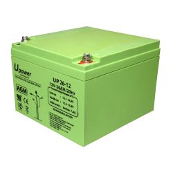 BATT-1226-U - Lead-acid battery AGM, Voltage 12 V, Capacity 26.0 Ah,…