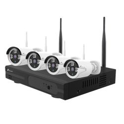 NV-KIT830W-4CAM - Kit CCTV WiFi Nivian, NVR 8 canales, 4 cámaras 3 Mpx…