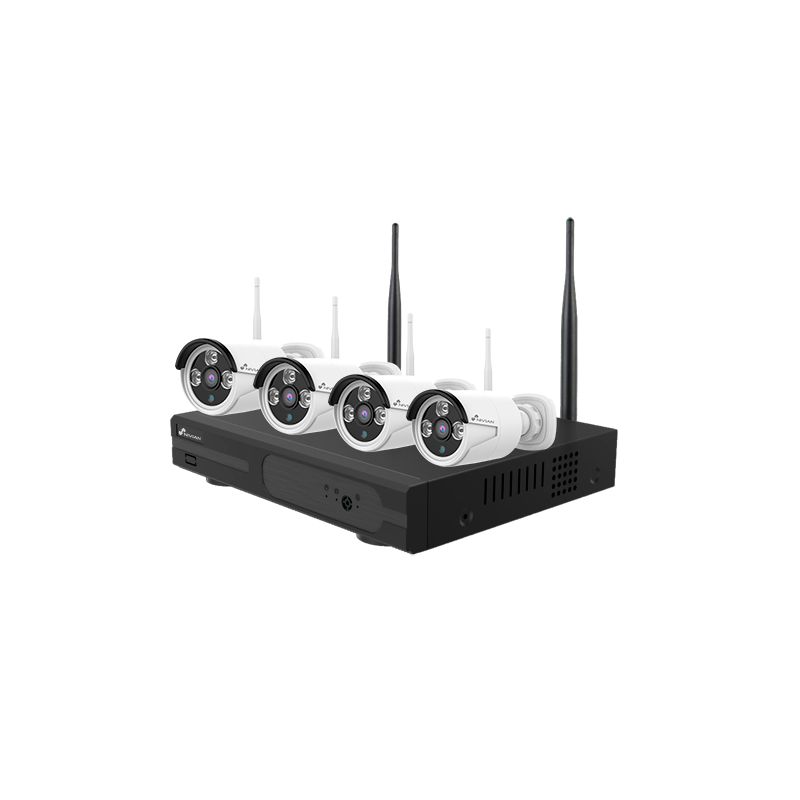 NV-KIT830W-4CAM - Kit CCTV WiFi Nivian, NVR 8 canales, 4 cámaras 3 Mpx…
