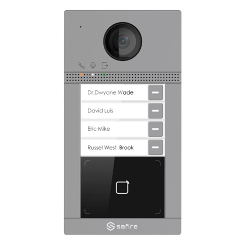 Safire SF-VI112-IPW-4MF - WiFi IP video door phone with 2 relays, Camera 2 Mpx…
