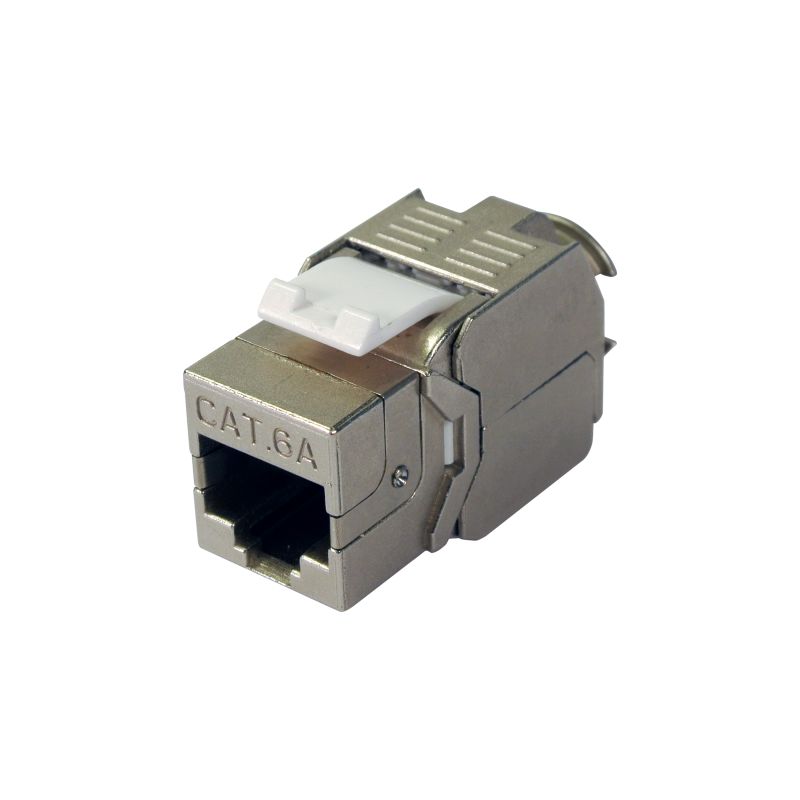 Connecteur RJ45 femelle FTP Cat 6A pour câbles de données Televes