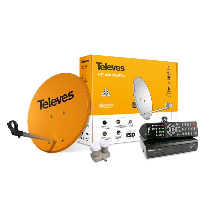 RECEPTOR satelite televes zas hd sat autocaravana caravana camper