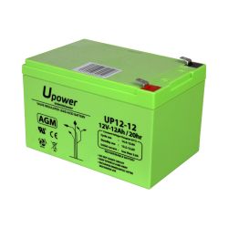 BATT-1212-U - Upower, Bateria recarregável, Tecnología chumbo…