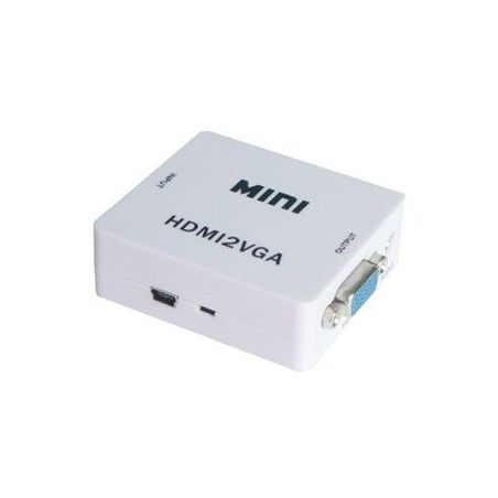 Sin valor Lleno Decrépito Conversor HDMI a VGA con audio alimentacion por USB