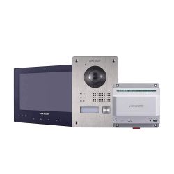 Hikvision DS-KIS701-B-D Kit de videoportero a dos hilos de…