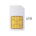 10XM2M-CARD-EU - Pack 10 tarjetas SIM M2M, GlobalSIM Multioperador,…