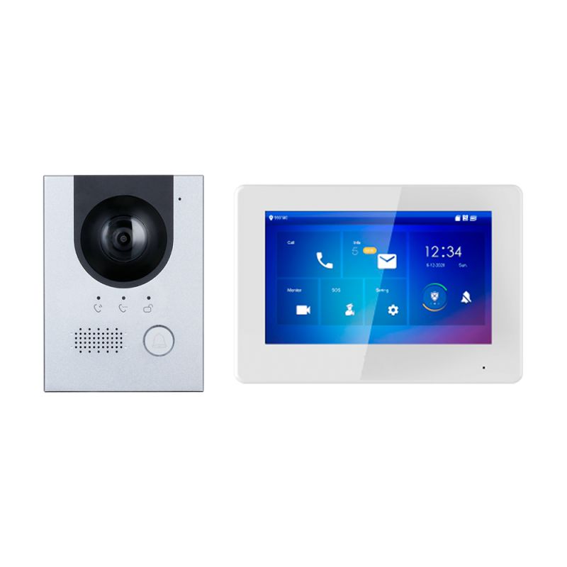 X-Security XS-VTK2202-2 - Kit de Portier vidéo, Technologie 2 fils et PoE,…
