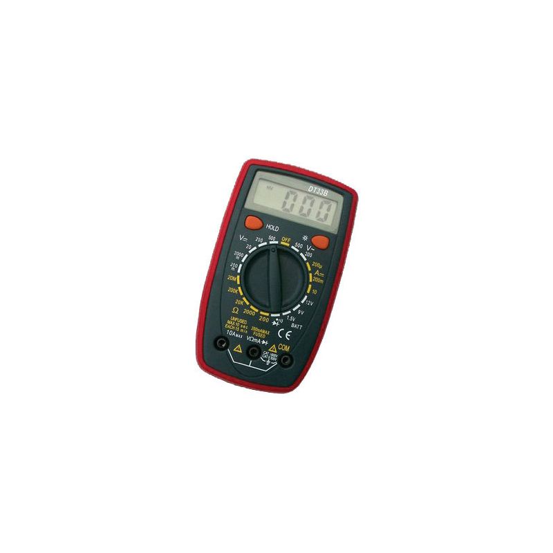 DEM-559 Multimètre numérique, comprend mesure de piles