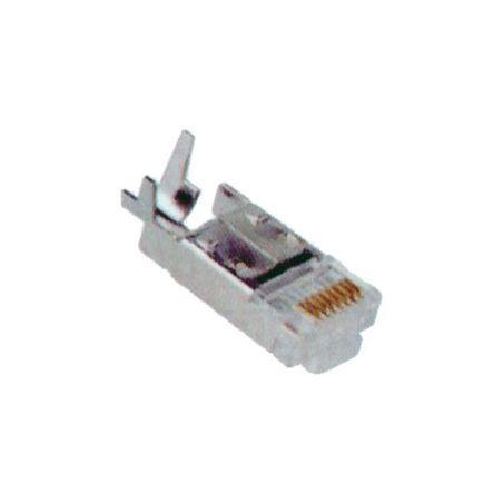 Airspace SAM-778 RJ45/8 shielded Cat5e to crimp with mesh clip