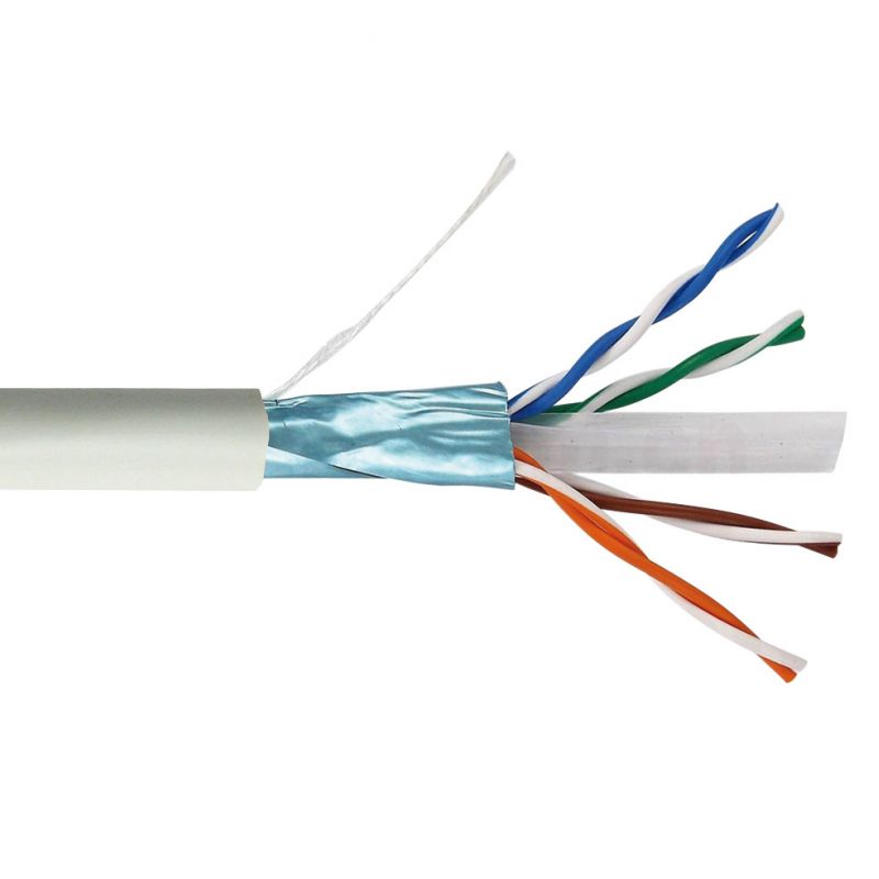 DEM-1047 CAT 6 UTP shielded cable, 4x2x1/0.50 CCA