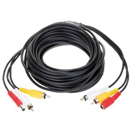 DEM-1053 Cable coaxial alargador para señales de vídeo, audio…