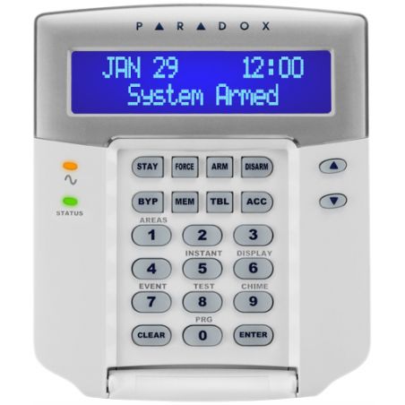 Paradox K641+ keyboard LCD screen keyboard and software in FRENCH