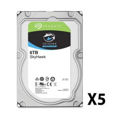 Airspace SAM-3908P Pack of 5 Seagate hard drives. 6TB.