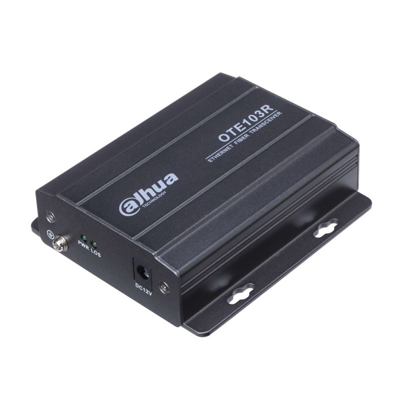 Dahua OTE103R Convertidor de medios mono-modo (SM) conector FC…