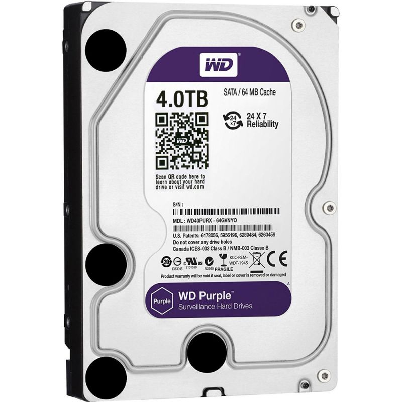 Dahua WD40PURX Western Digital Purple HDD. 4 TB. 6GB/s