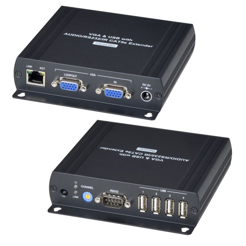 Airspace SAM-4486 Extenseur VGA / USB / audio / RS232 /…