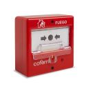 Cofem PUCAR Pulsador alarma incendios rearmable para sistema…