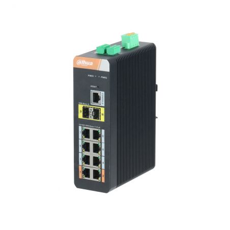 Dahua PFS4210-8GT-DP Industrial Manageable Switch PoE (L2) with…