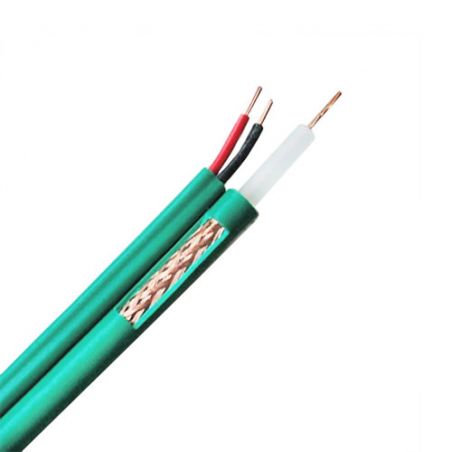 DEM-1317 Cable coaxial KX6 combi de RG-59+2 X 0,81…