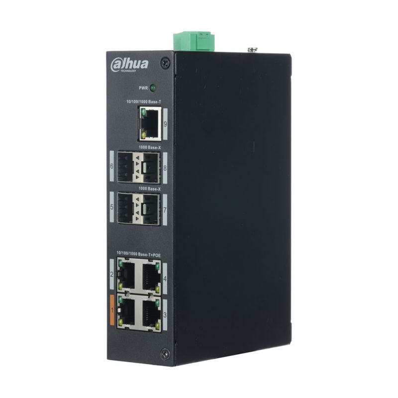 Dahua PFS3409-4GT-96 Switch industriel L2 PoE non gérable avec…