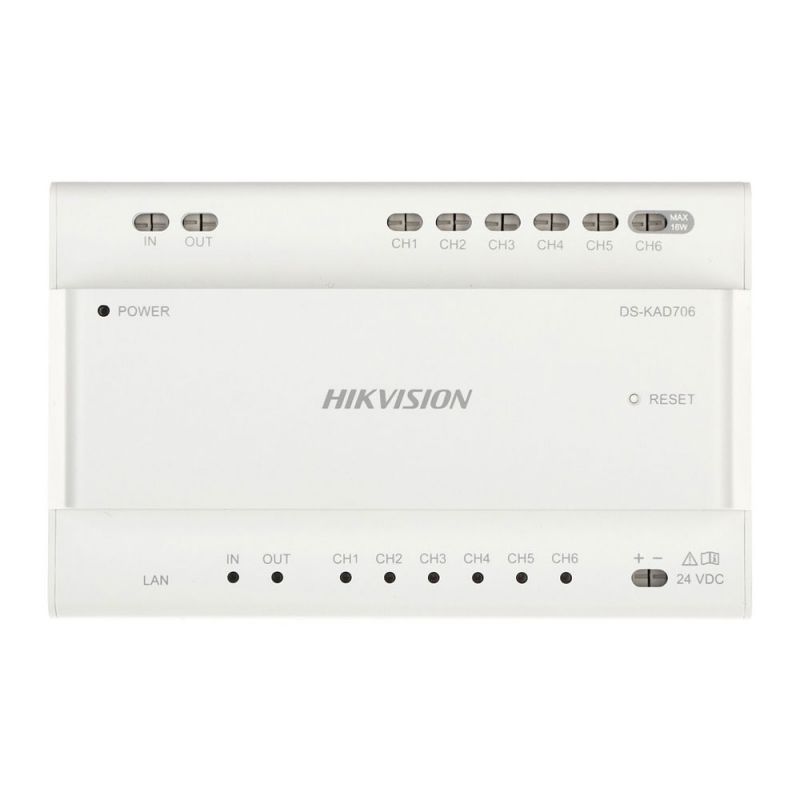 Hikvision DS-KAD706-S Distribuidor de vídeo/audio hilos…