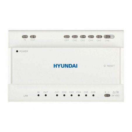 Hyundai HYU-833 Distribuidor de vídeo/audio hilos HYUNDAI con 6…