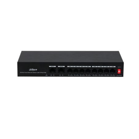 Dahua PFS3010-8ET-65 Switch comercial no gestionable (L2) 8…