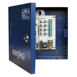 CCTV Direct CTD-543N Power supply in a metal box with 4 outputs…