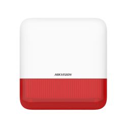 Hikvision DS-PS1-E-WE(Red) Sirène radio extérieure de la…