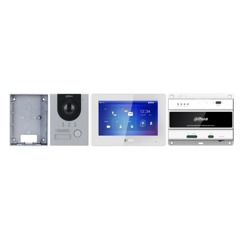 Dahua KTD01(S) 2-wire IP video door entry kit consisting of: