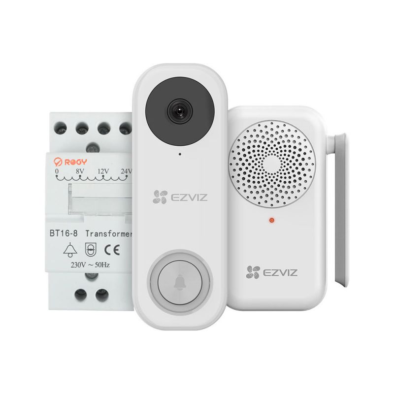 Ezviz by Hikvision DB1CKIT Ezviz smart video door entry kit +…